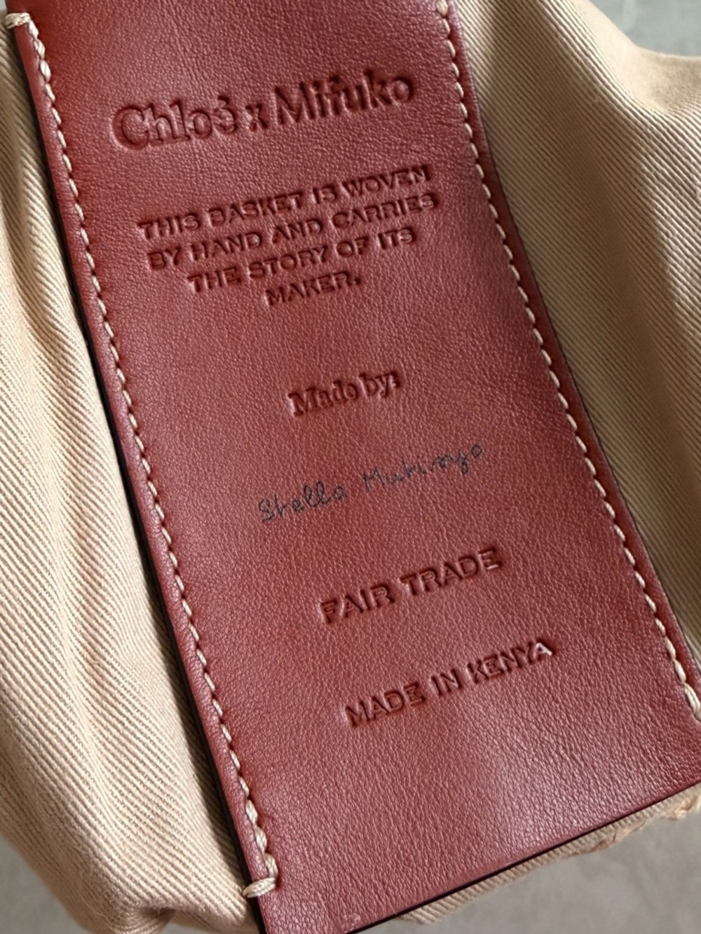 Chloe Woody Small Mifuko Basket Bag - Picture 7 of 8